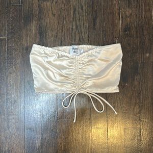 SUPER CUTE PRINCESS POLLY TOP - champagne color
